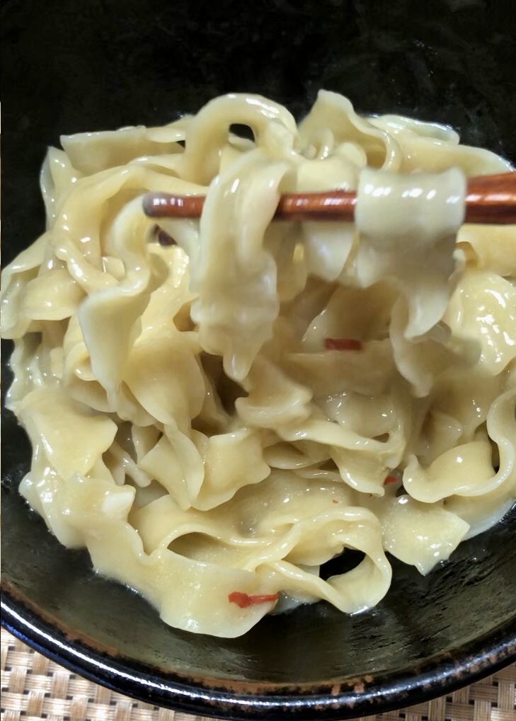 刀削麺調理例