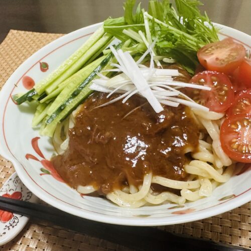 工場長のおすすめ　まぜそば専用麺　調理例