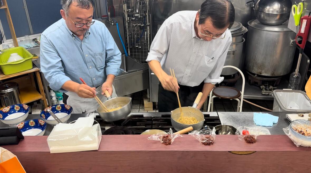 "麺"夢塾10月26日の厨房