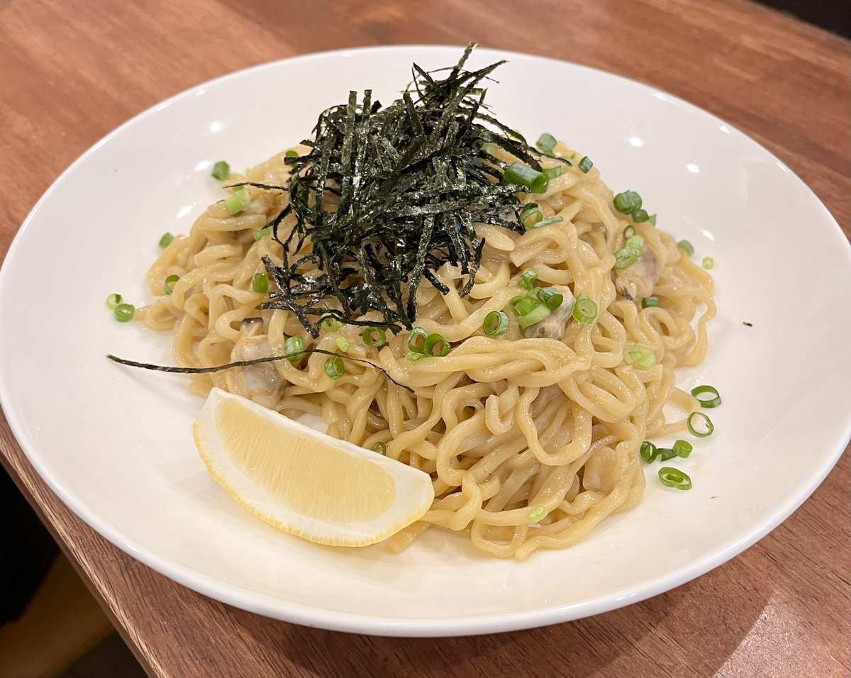 麺食堂　限定　あさりの旨塩焼きそば