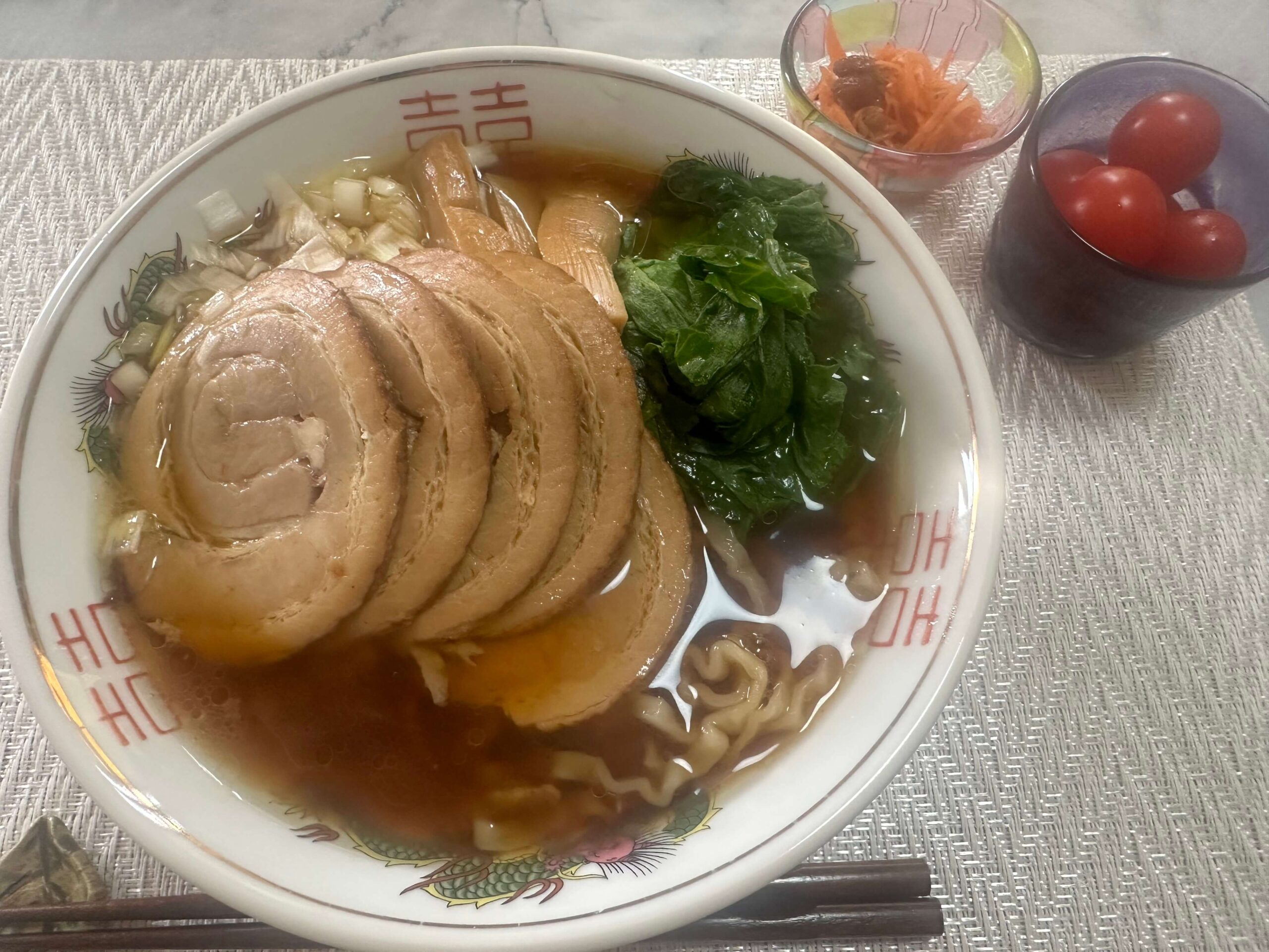 喜多方らーめん醤油　調理例