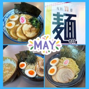 5月の麺彩房中野本店POP