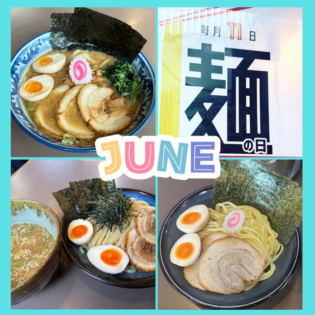 麺彩房中野本店6月営業案内POP