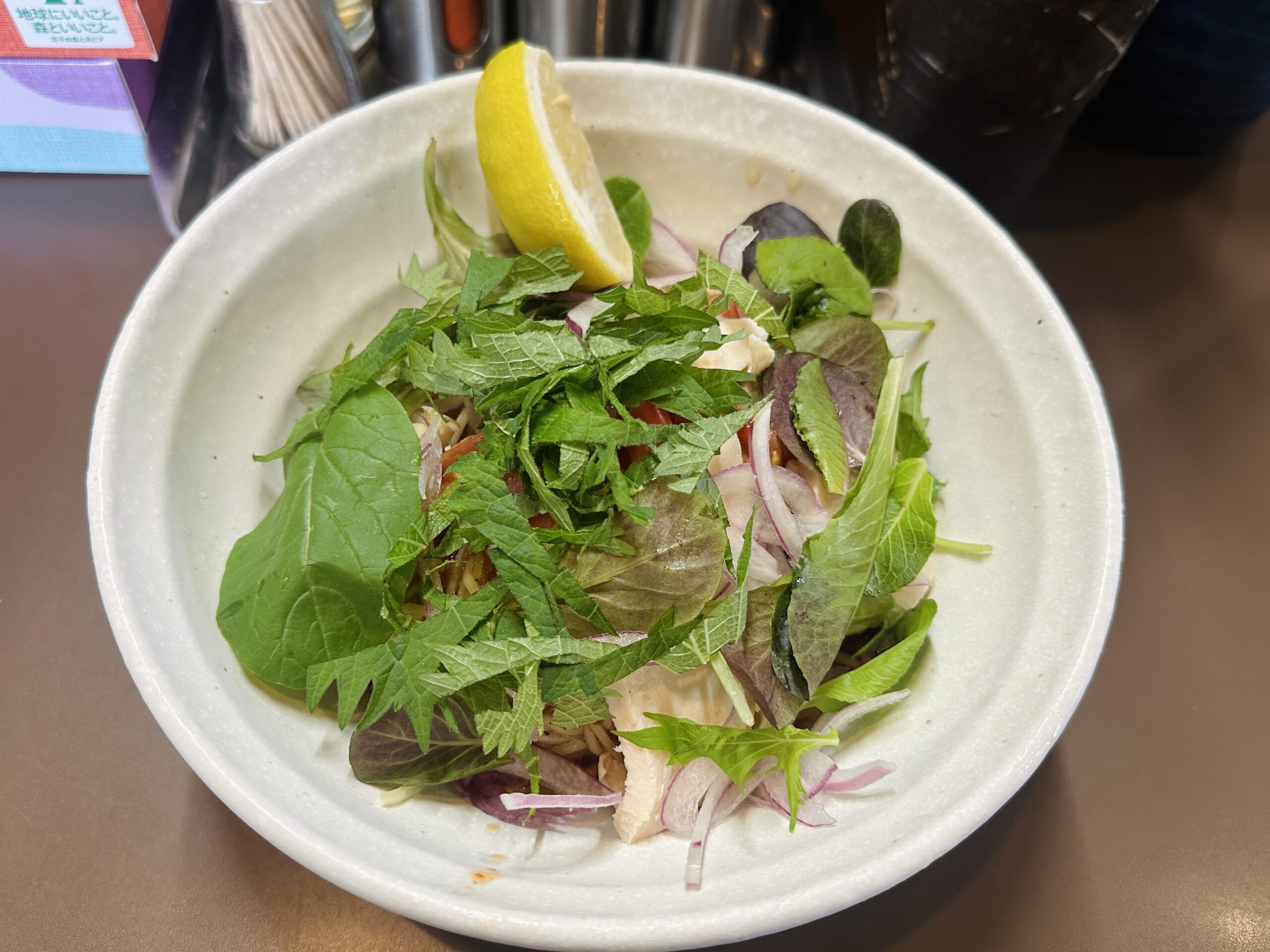 麺彩房中野本店 夏季限定 大葉とトマトの冷やしそば