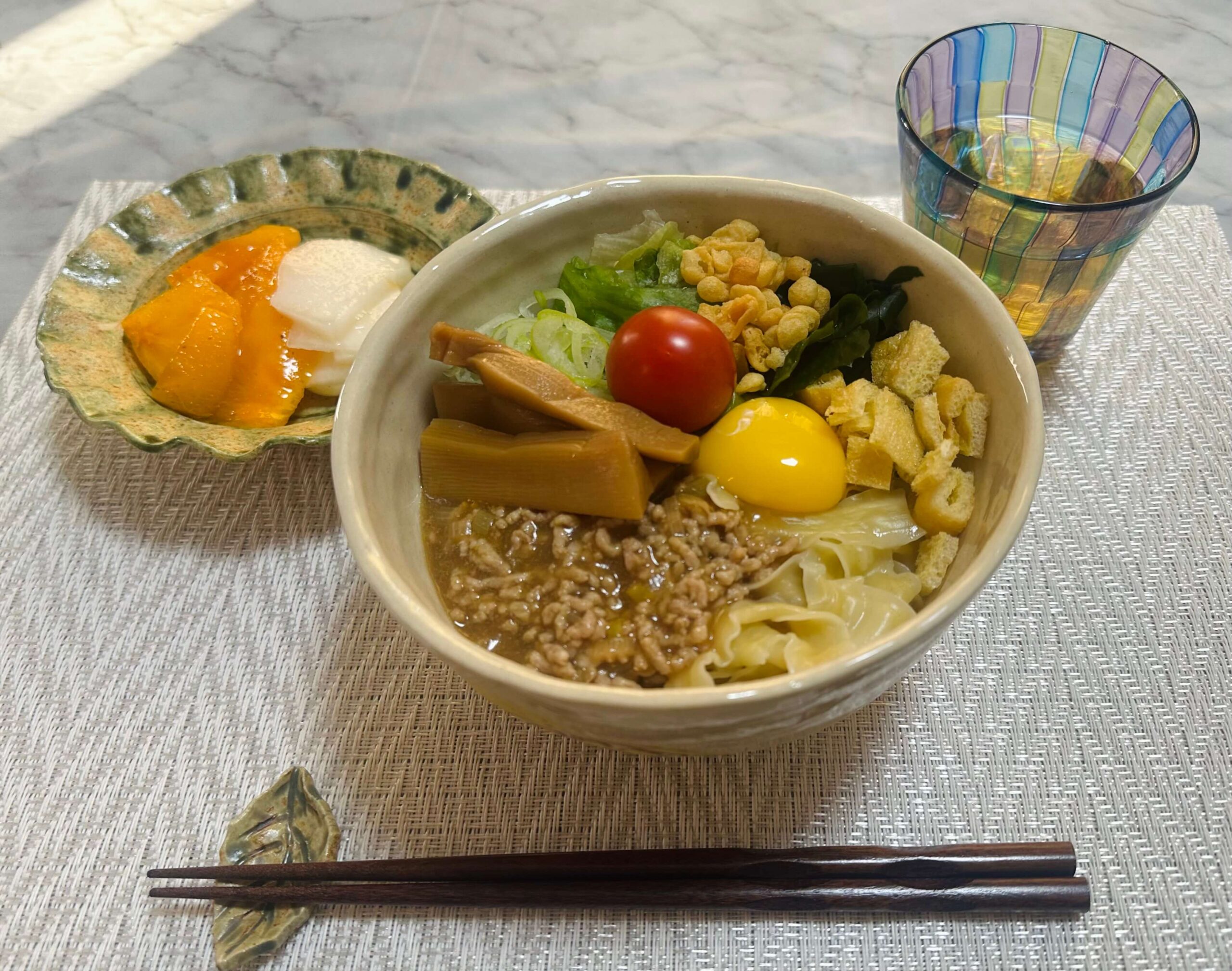 刀削麺調理例