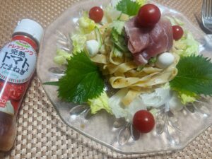 8月の予定　1日　麺のお買い物は楽麦舎@本社、麺市場で。お食事は麺彩房中野本店でつけそばを。